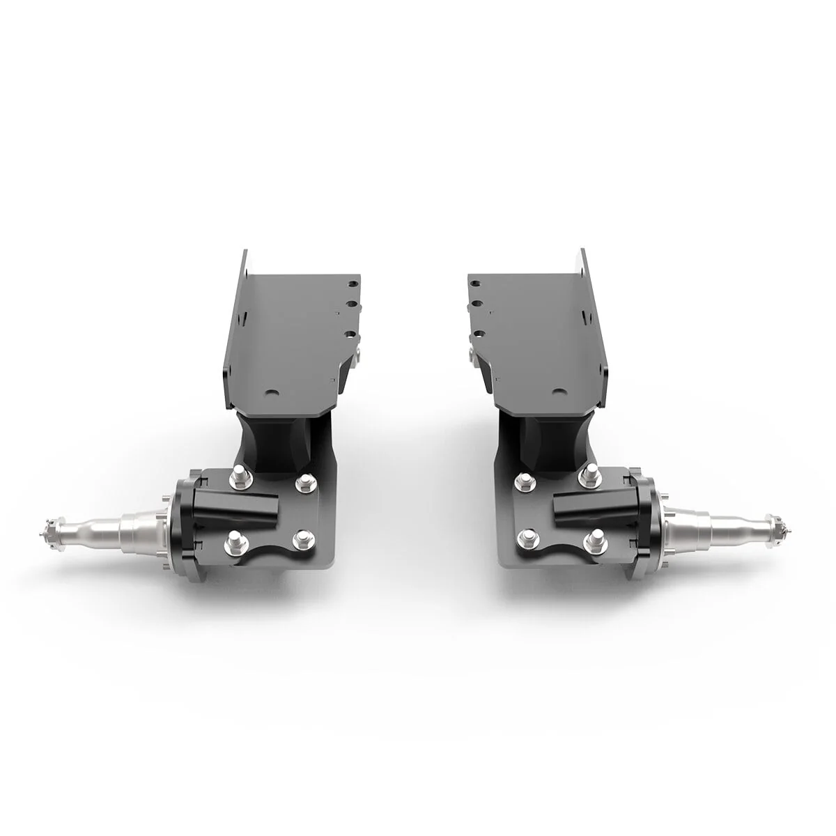 7000 lb HD Axle-Less Trailer Suspension w/ 4” Lift Spindles and Brake Flange - Image 3