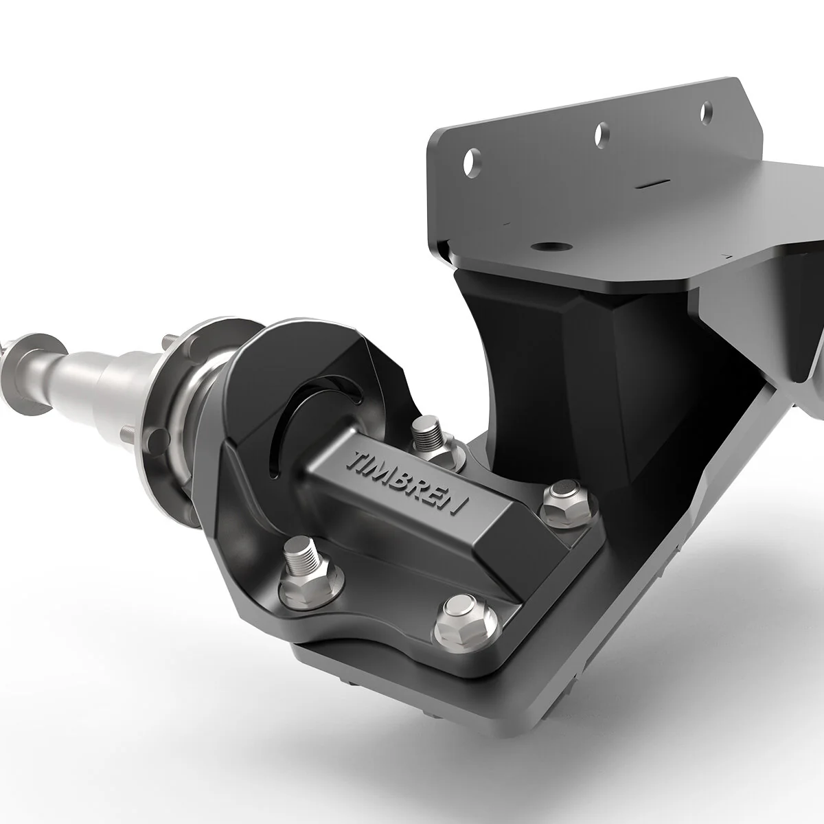 7000 lb HD Axle-Less Trailer Suspension w/ Long Spindles and Brake Flange