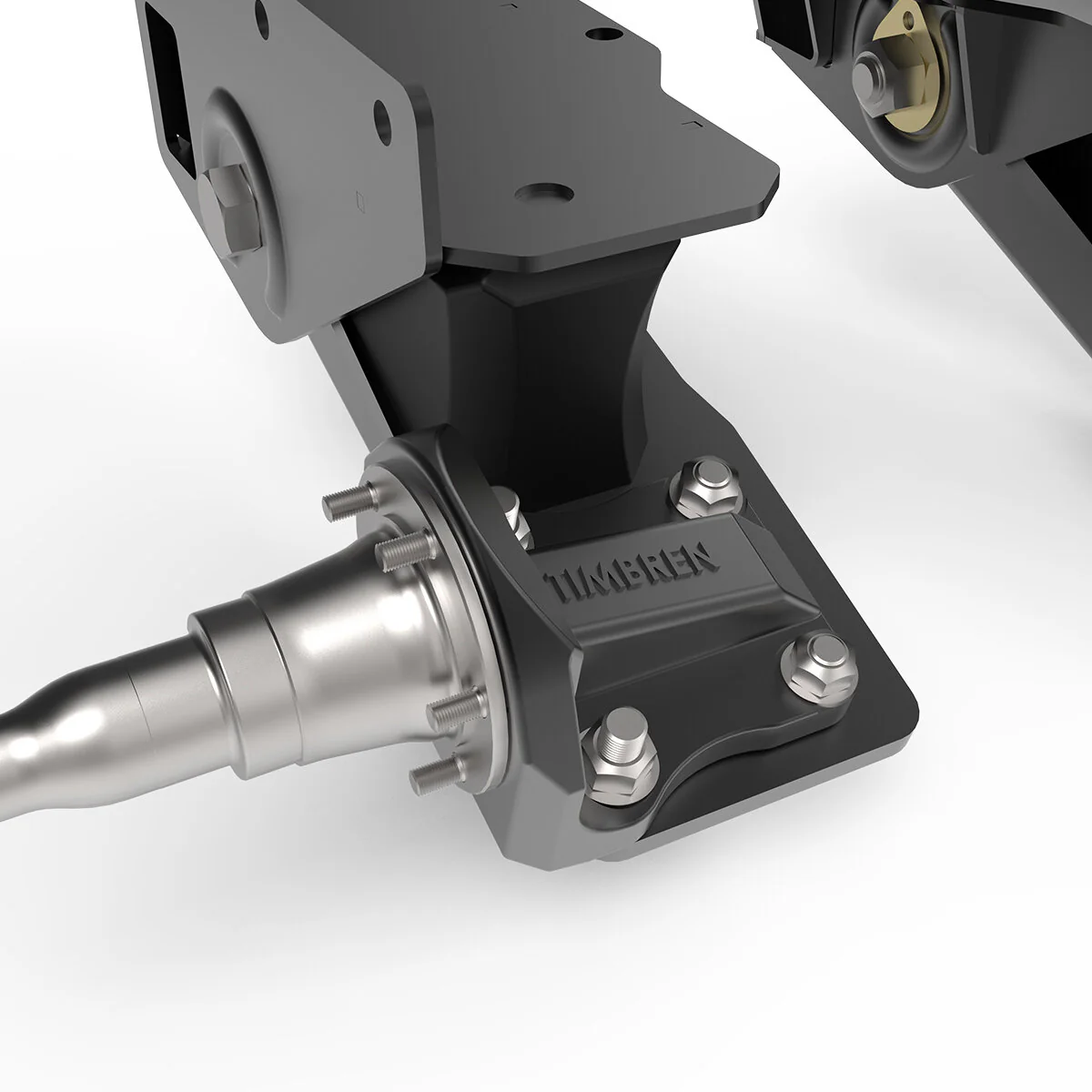 7000 lb HD Axle-Less Trailer Suspension w/ Brake Flange - Image 3