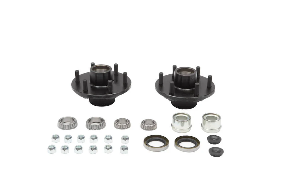 3500 lb axle wheel end kit, idler hubs, both sides, 6 studs on 5.5", 1/2" dia