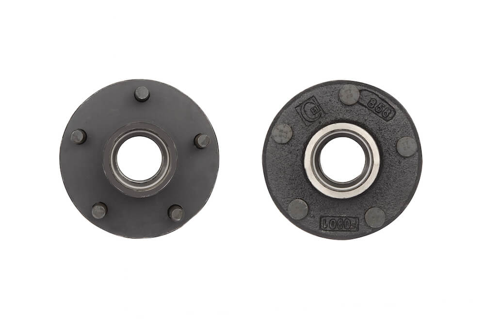 2500 lb axle wheel end kit, idler hubs, both sides, 5 studs on 4.5", 1/2" dia - Image 2