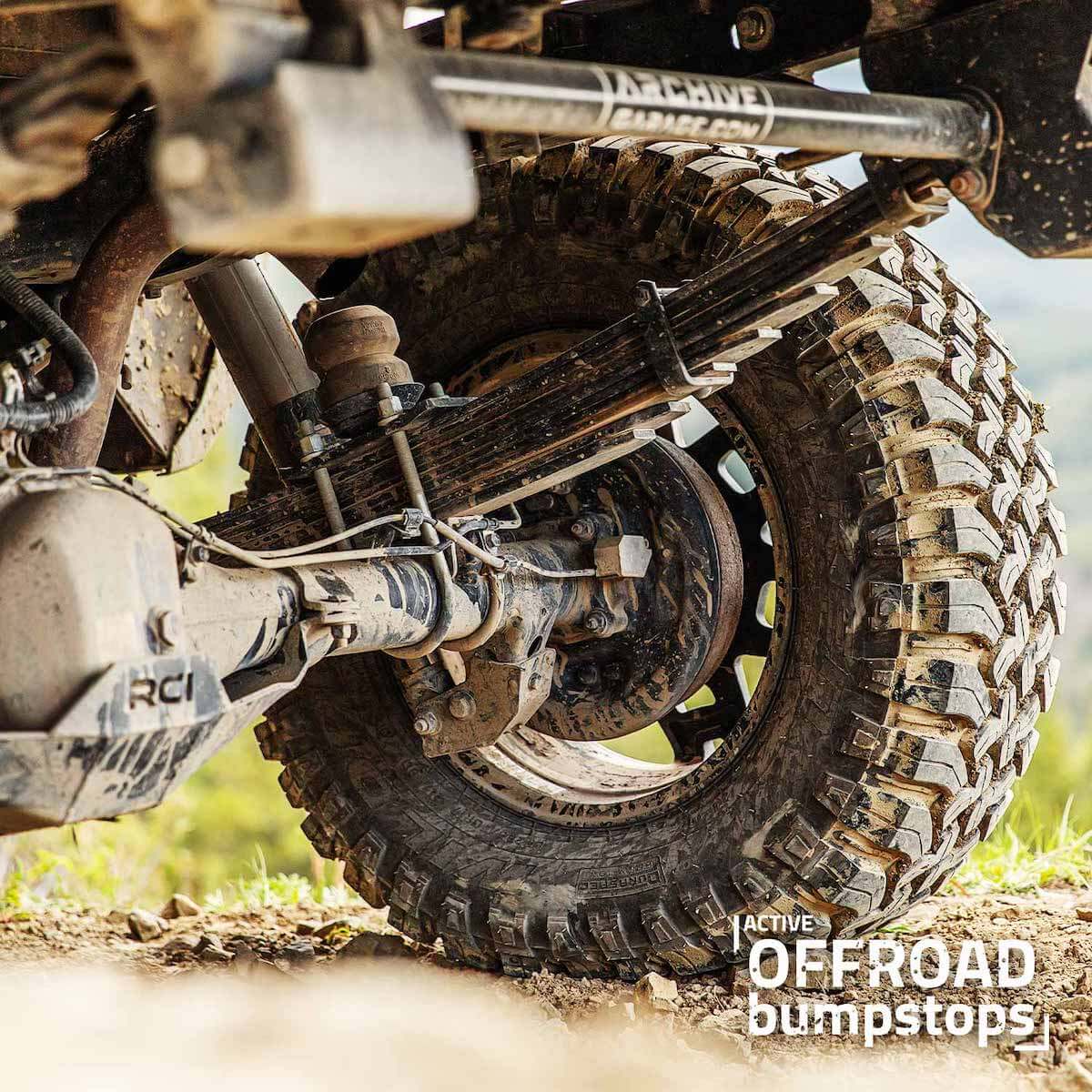 Active Off-Road Bumpstops w/ U-Bolt Flip Kit for 3rd Gen Toyota Tacoma - Rear Kit - Image 3