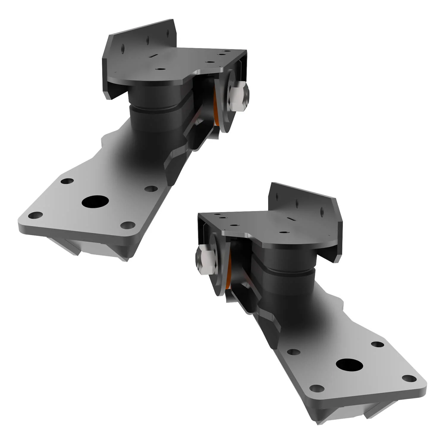 1 Tonne HD Axle-Less Trailer Suspension w/ 4” Drop - Image 4