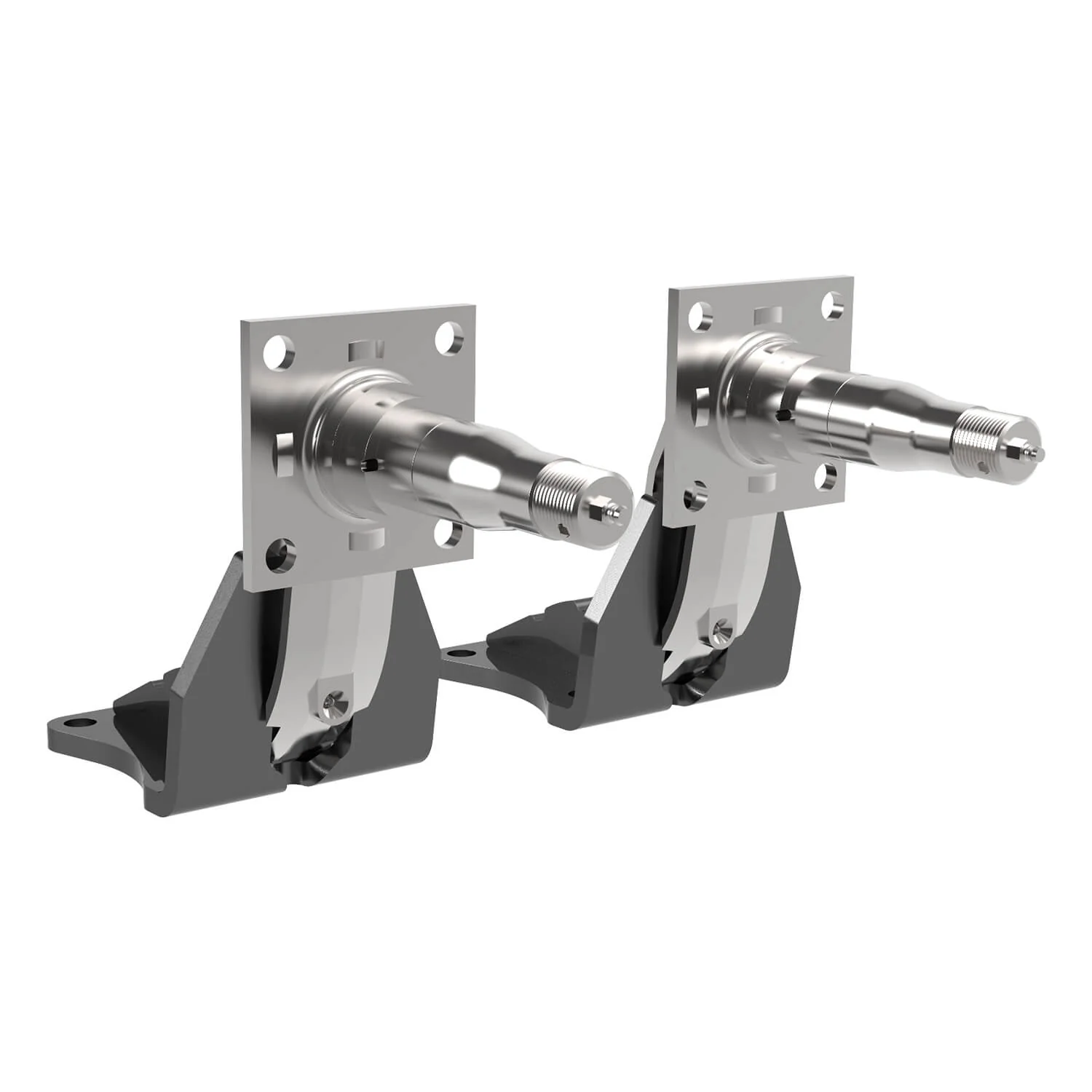 1 Tonne HD Axle-Less Trailer Suspension w/ 4” Drop - Image 5
