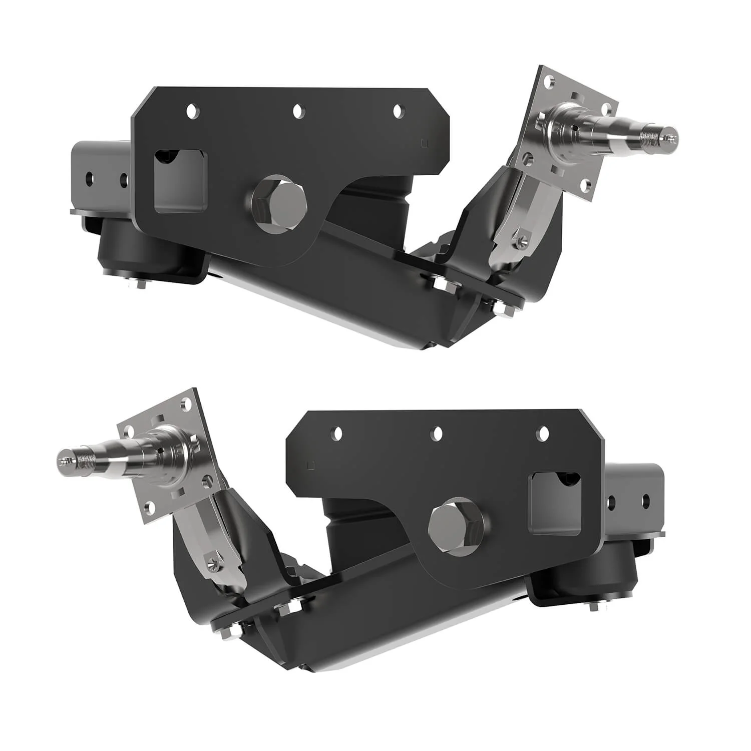 2000 lb HD Axle-Less Trailer Suspension w/ 4” Drop - Image 2