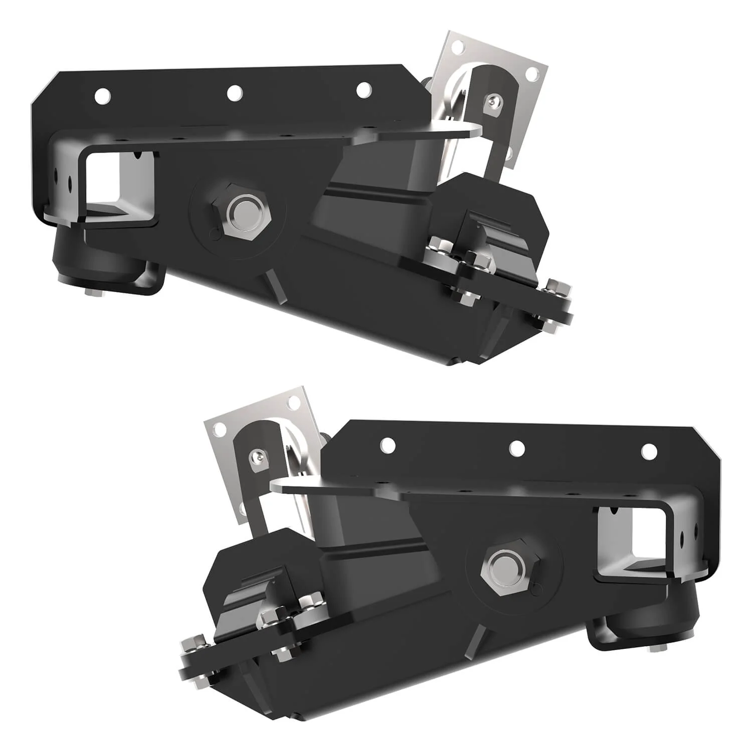 2000 lb HD Axle-Less Trailer Suspension w/ 4” Drop & Long Spindles - Image 3