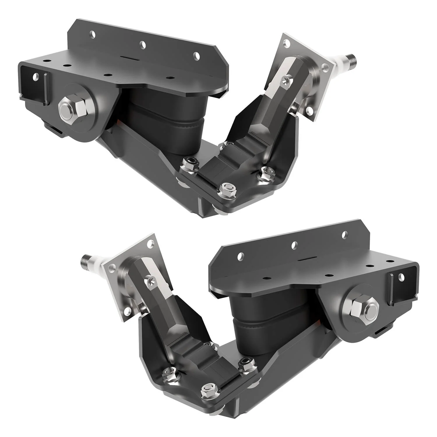 3500 lb Axle-Less Trailer Suspension w/ 4” Drop - Image 3