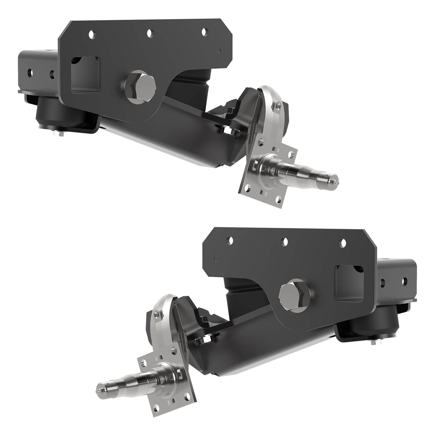 3500 lb Axle-Less Trailer Suspension w/ 4” Lift - Image 2