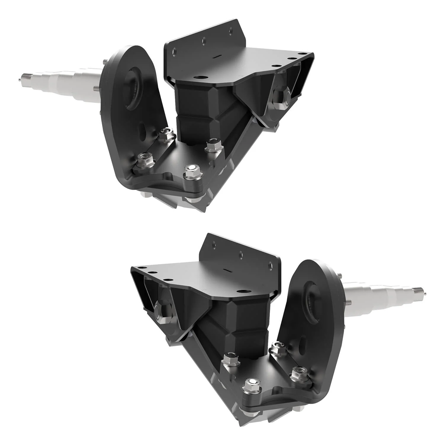 3500 lb HD Axle-Less Trailer Suspension w/ 4” Drop - Image 3