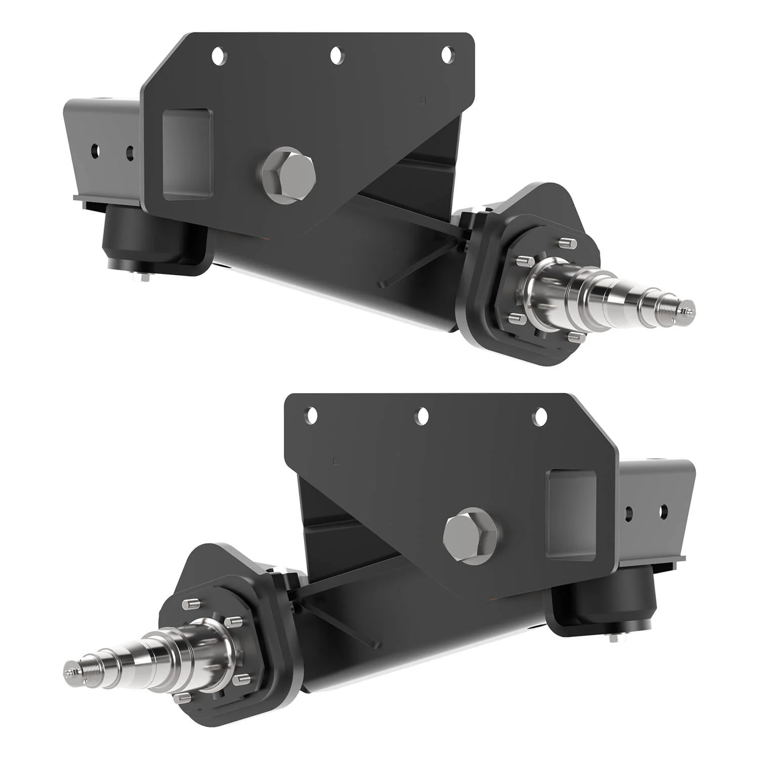 3500 lb HD Axle-Less Trailer Suspension w/ 4” Lift - Image 2