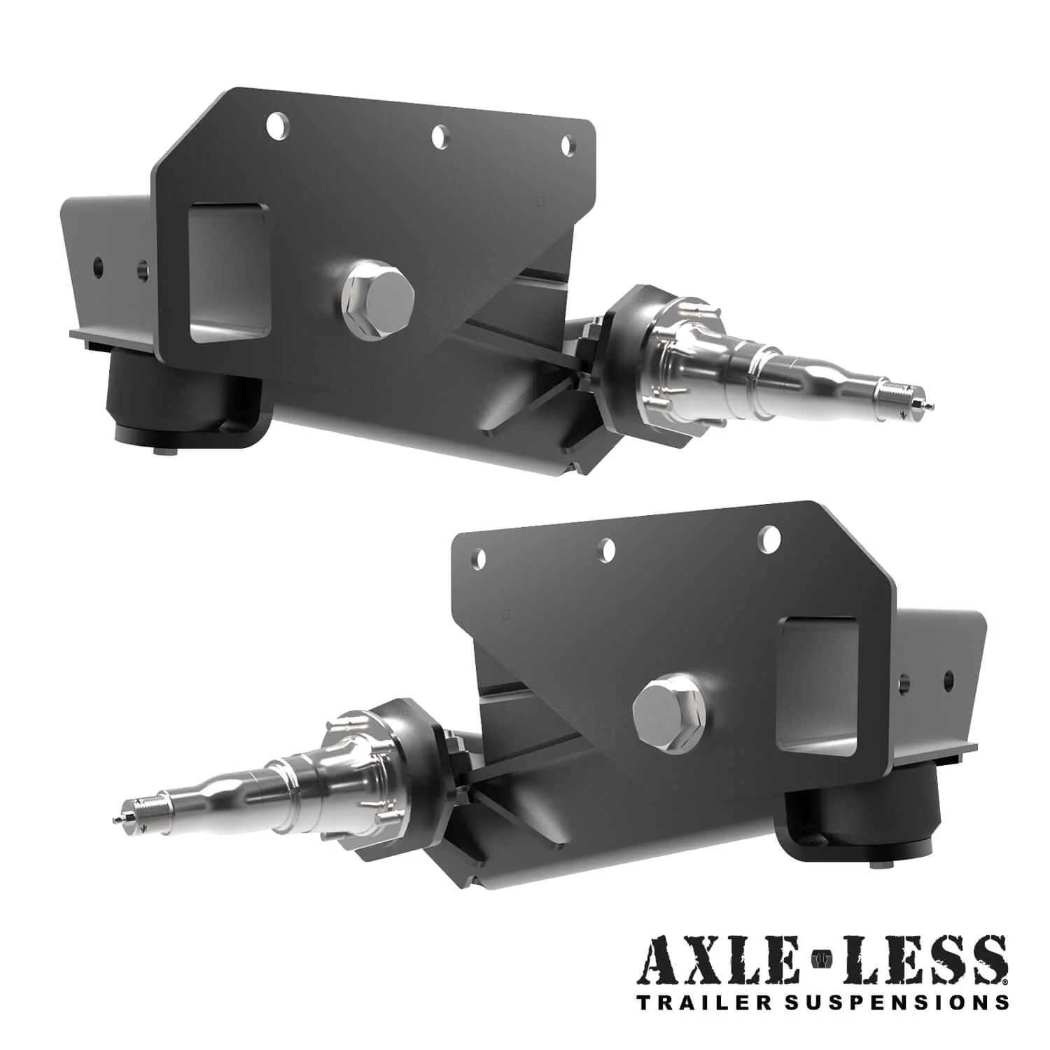 3500 lb HD Axle-Less Trailer Suspension w/ 2” Lift - Image 3