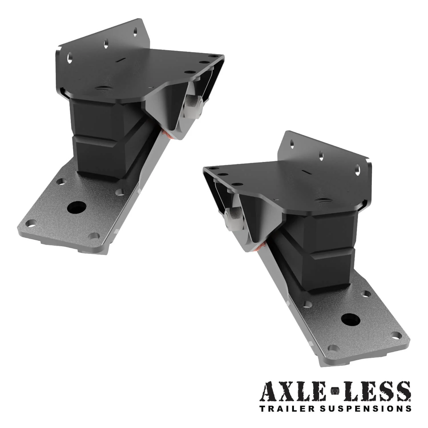 3500 lb HD Axle-Less Trailer Suspension w/ 4” Drop & Long Spindles - Image 5