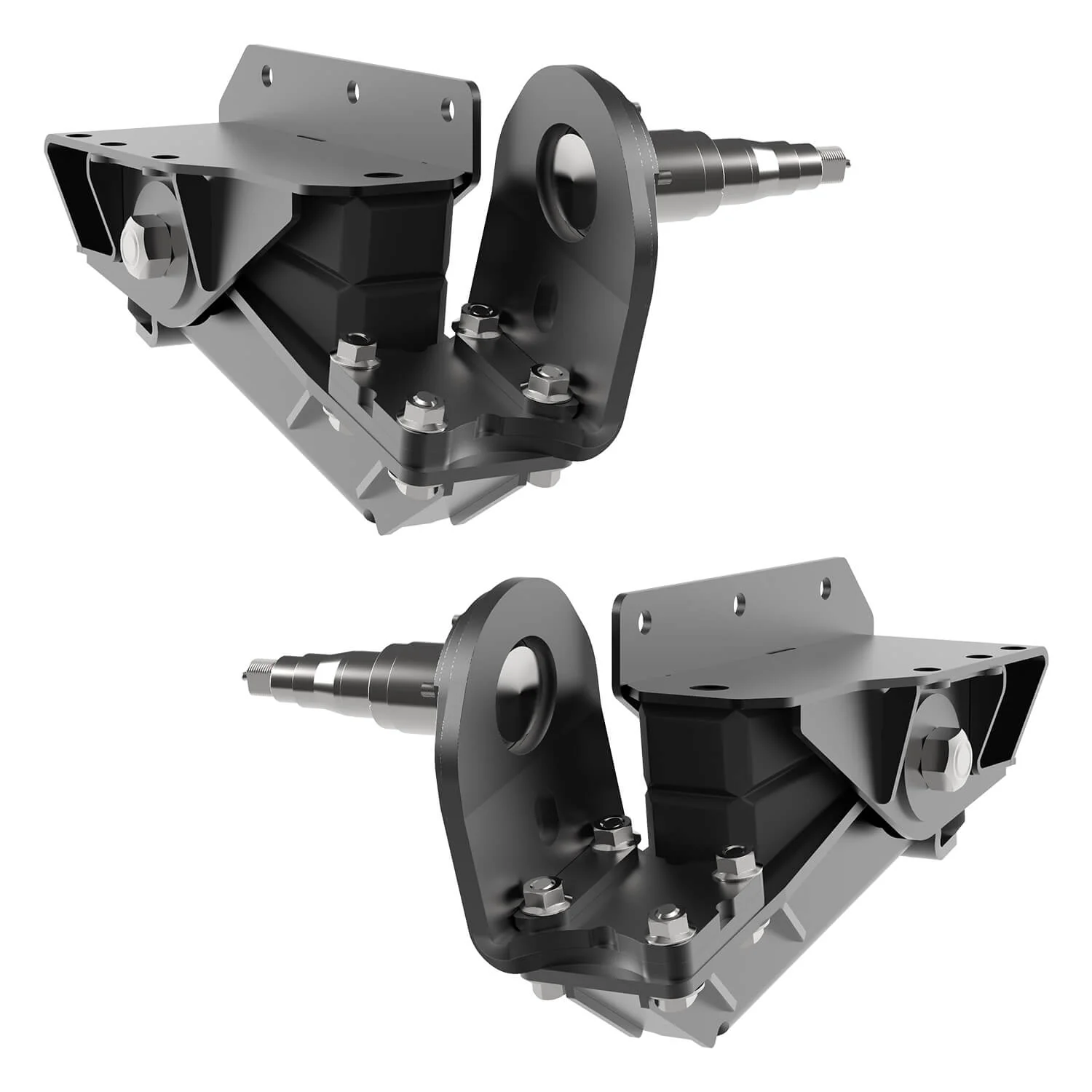 5200 lb Axle-Less Trailer Suspension w/ 4” Drop - Image 2