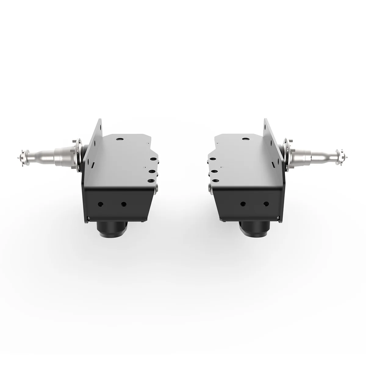 5200 lb HD Axle-Less Trailer Suspension w/ Long Straight Spindle & Brake Flange - Image 2