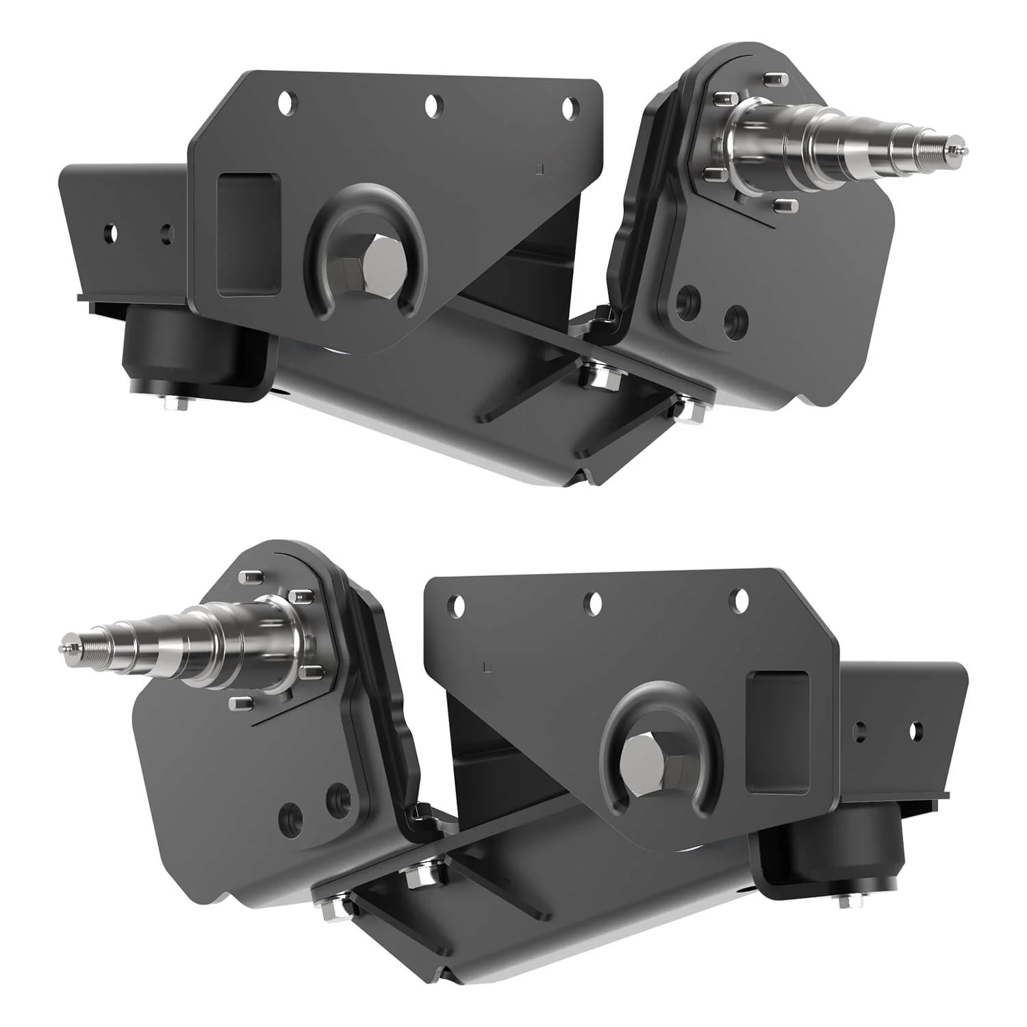 7000 lb Axle-Less Trailer Suspension w/ 4” Drop - Image 2